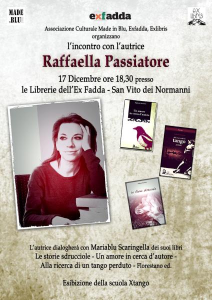 Raffaella Passiatore alle Libreria dell'Ex Fadda