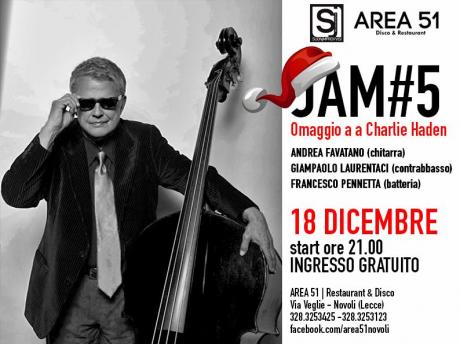 Torna #AreaJazz, jam d'autore e omaggio a Charlie Haden