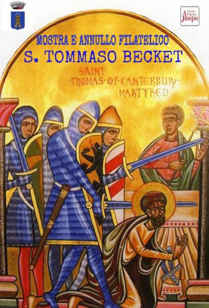 Mostra e annullo filatelico S. Tommaso Becket, patrono di Mottola