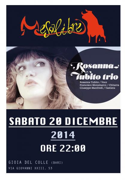 Rosanna Tubito Trio - live
