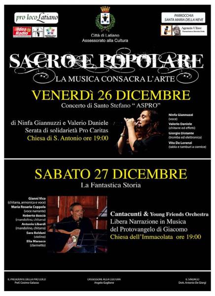 Sacro & Popolare - La Fantastica Storia - Cantacunti & Young Friends Orchestra