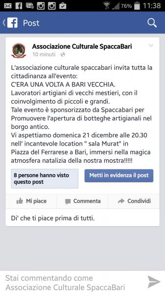 c'era una volta a Bari vecchia
