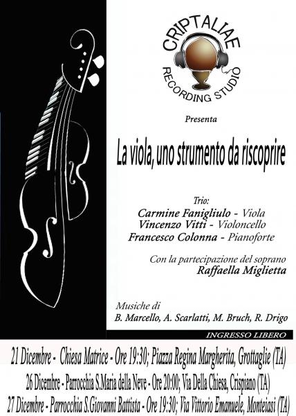 Concerto trio Fanigliulo - Vitti - Colonna