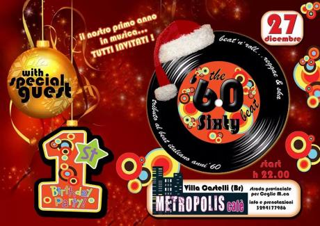 The Sixty Beat LIVE al METROPOLIS CAFE' - Villa Castelli (Br)