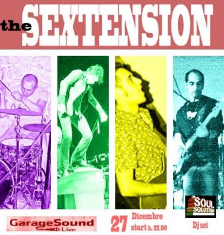 Garage Sund Live presenta , The Sextension live SAB 27 DIC
