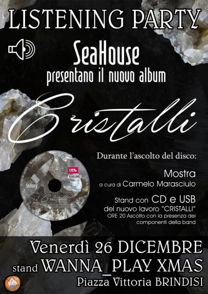 I Listening Party dei Seahouse per Promuovere L’uscita del Nuovo Disco: “cristalli”