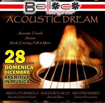 Aperitivo in musica al Belloco con gli Acoustic Dream
