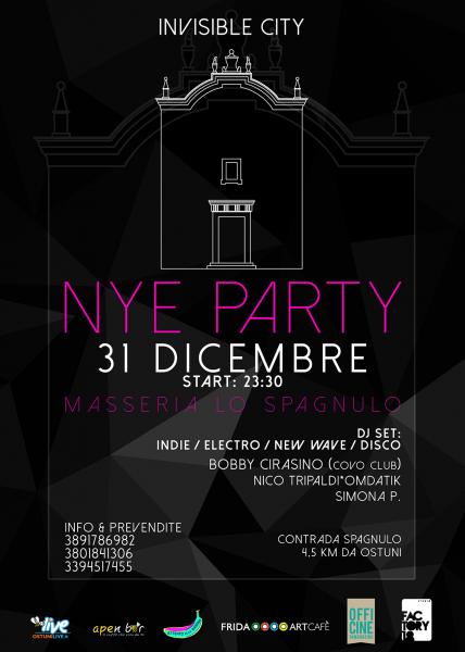 INVISIBLE CITY New Year's eve Party (INDIE/NEW WAVE/ELETTRONICA)
