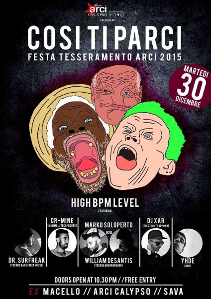 COSI TI PARCI || Festa Tesseramento Arci 2015