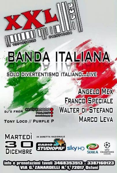 Xxl Fa' Festa con la Banda Italiana & Contromano Project