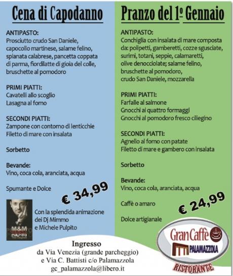 Pranzo 1° Gennaio
