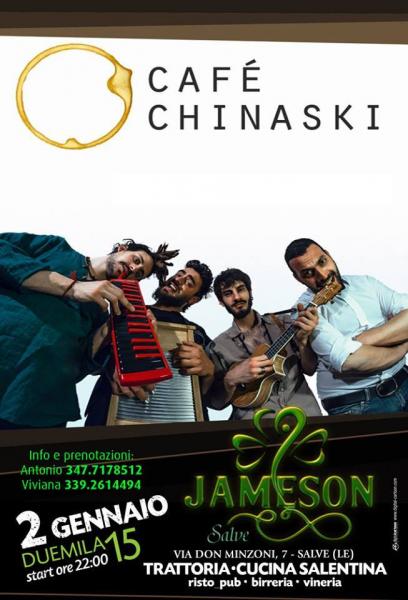 l'omaggio al cantautorato italiano dei Cafè Chinaski al Jameson di Salve