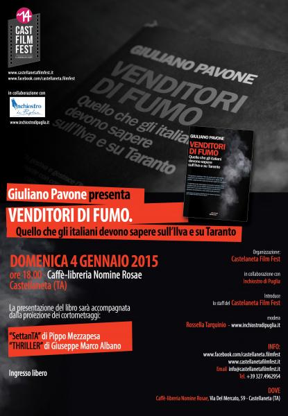 Giuliano Pavone Presenta “venditori di Fumo” - Taranto e Ilva Tra Parole e Immagini