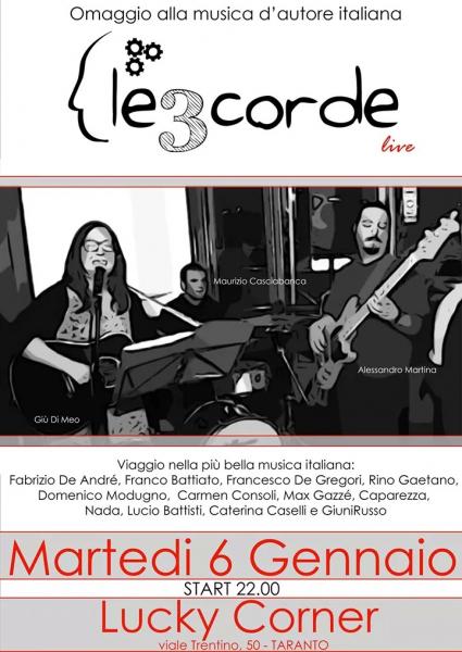 Le3corde in concerto @ Lucky Corner