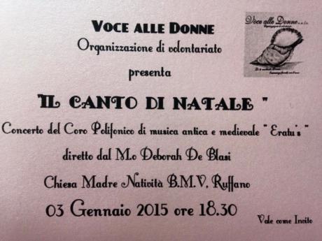 Il Canto di Natale, concerto di musica polifonica antica e medioevale