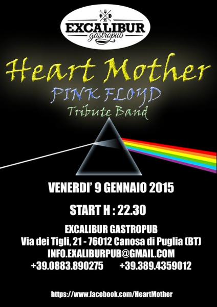 Heart Mother Tribut Band Pink Floyd