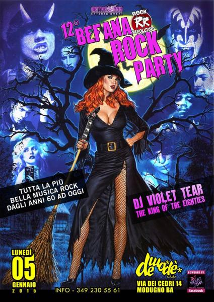 Demodè Club presenta il 12° Befana Rock Party