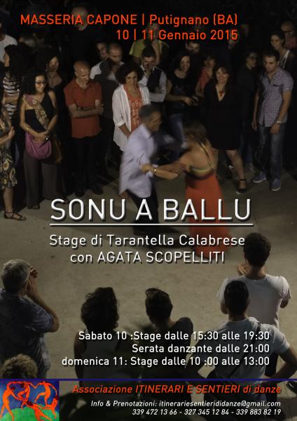 SONU A BALLU - Festa di danze popolari con suonatori di tarantella calabrese