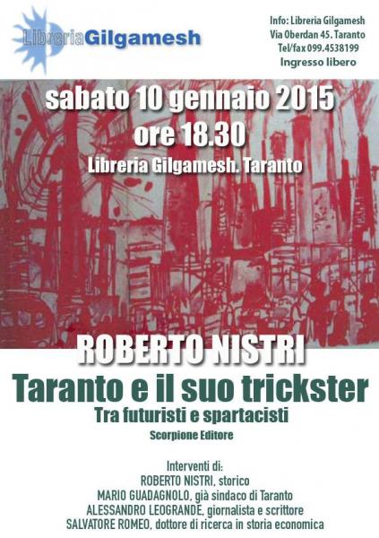 Taranto e il suo trickster - Presentazione del libro di Roberto Nistri