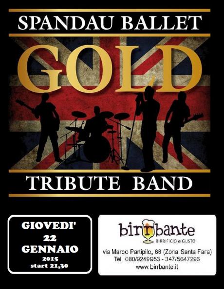 GOLD - Spandau Ballet Tribute Band