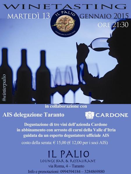 Degustazione Guidata: i Vini di Cardone