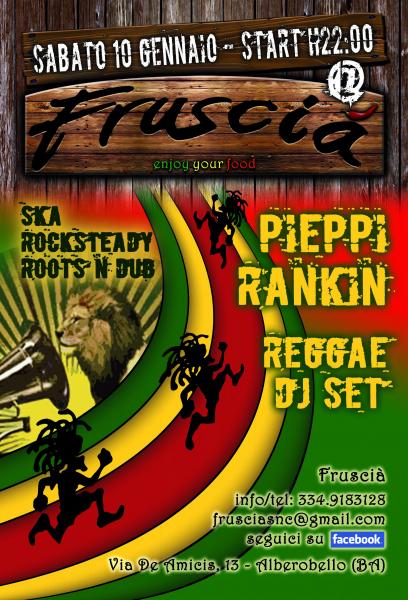 Roots Reggae Night al Fruscià