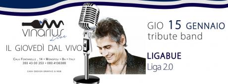 Giovedi 15 Gennaio sul palco del Vinarius Liga 2.o tribute band Ligabue