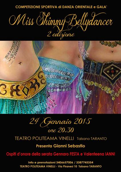 Miss shimmy bellydancer