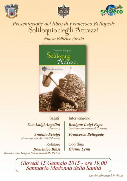 Presentazione del libro "Soliloquio degli Attrezzi" di Francesco Bellopede