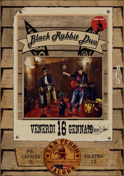 BLACK RABBIT DUO - live at San Pedro Saloon, Galatina