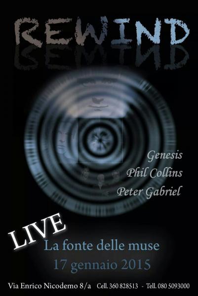 Fonte Delle Muse - Gran concerto  Della Cover Dei Genesis i Rewind