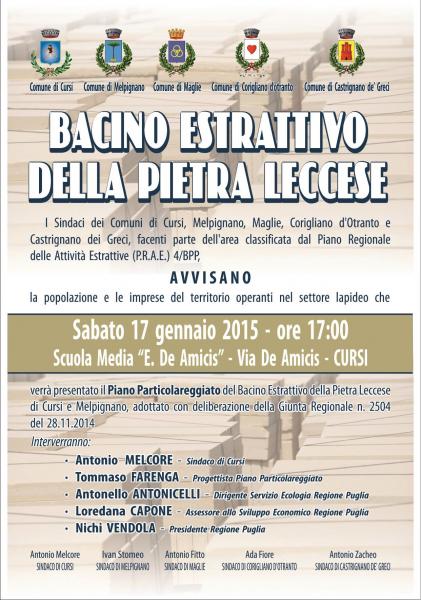 Bacino Estrattivo Della Pietra Leccese