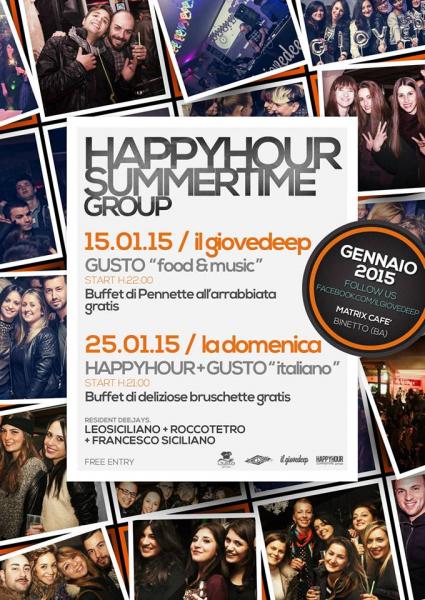 il gioveDEEP con "Gusto" al Matrix Cafè