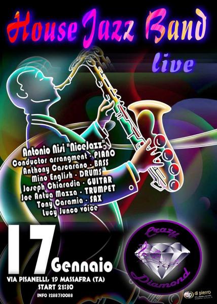 HOUSE JAZZ BAND live at CRAZY DIAMOND