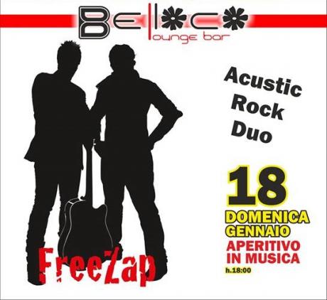 Aperitivo in musica al Belloco Lounge Bar di Melendugno con i FreeZap acoustic duo