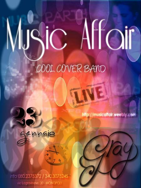 MUSIC AFFAIR live ANNULLATO!