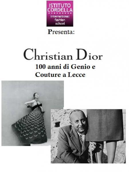 Christian Dior, l’artigiano degli abiti, il Genio tra classe e lusso Omaggio a Lecce per Christian Dior