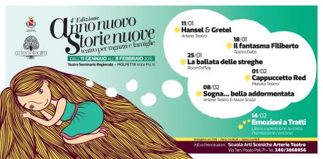 "ANNO NUOVO STORIE NUOVE" 4^ed. rassegna di teatro ragazzi e famiglie