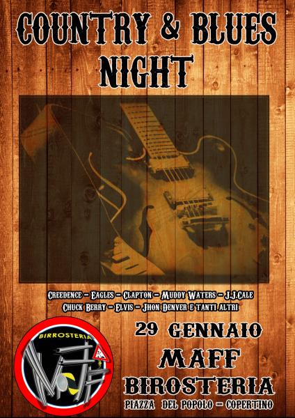 Country & Blues Night al Maff Birrosteria - Copertino