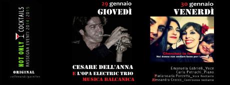 l'Opa Electric Trio di CESARE DELL'ANNA dal vivo