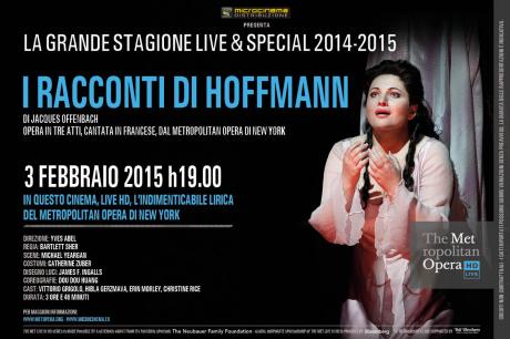 I RACCONTI DI HOFFMAN in Diretta dal MetOpera di NewYork
