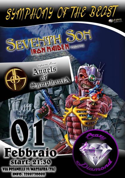 Simphony of The Beast...seventh Son-angel of Symphonia live at Crazy Diamond