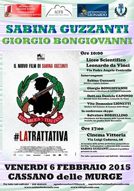 Incontro dibattito Film `LA TRATTATIVA` con Sabina GUZZANTI