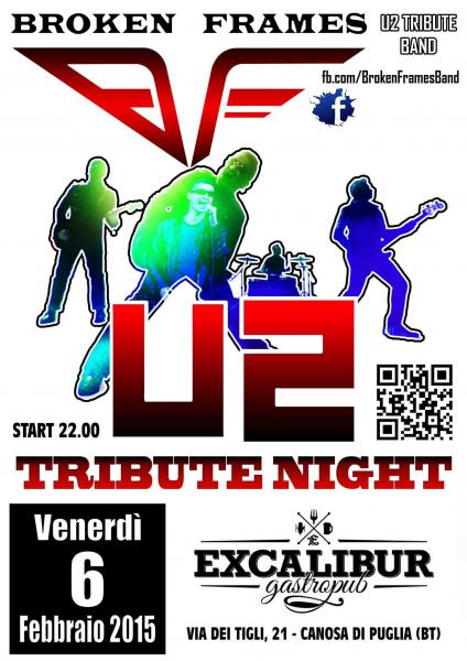 U2 TRIBUTE NIGHT - Broken Frames U2 COVER BAND
