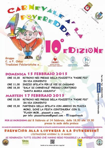 Carnevale a'la poveredde DECIMA EDIZONE