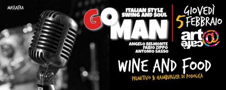 Swing Soul and Blues "Go Man" Trio all' art@cafe'