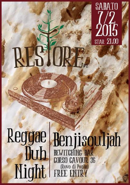 **restore** Reggae Dub Night