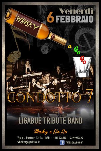 Ven 6 febbraio Condotto7 (Ligabue Tribute Band) live
