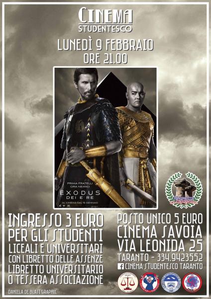 "Exodus: Dei e Re" in rassegna al Cinema Savoia
