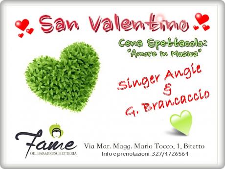 Cena spettacolo: "Amore in musica"